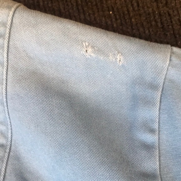 Relativity Sky Blue Cotton Jean Jacket with 4 pockets  and Button Front-Size 3X - Picture 10 of 10